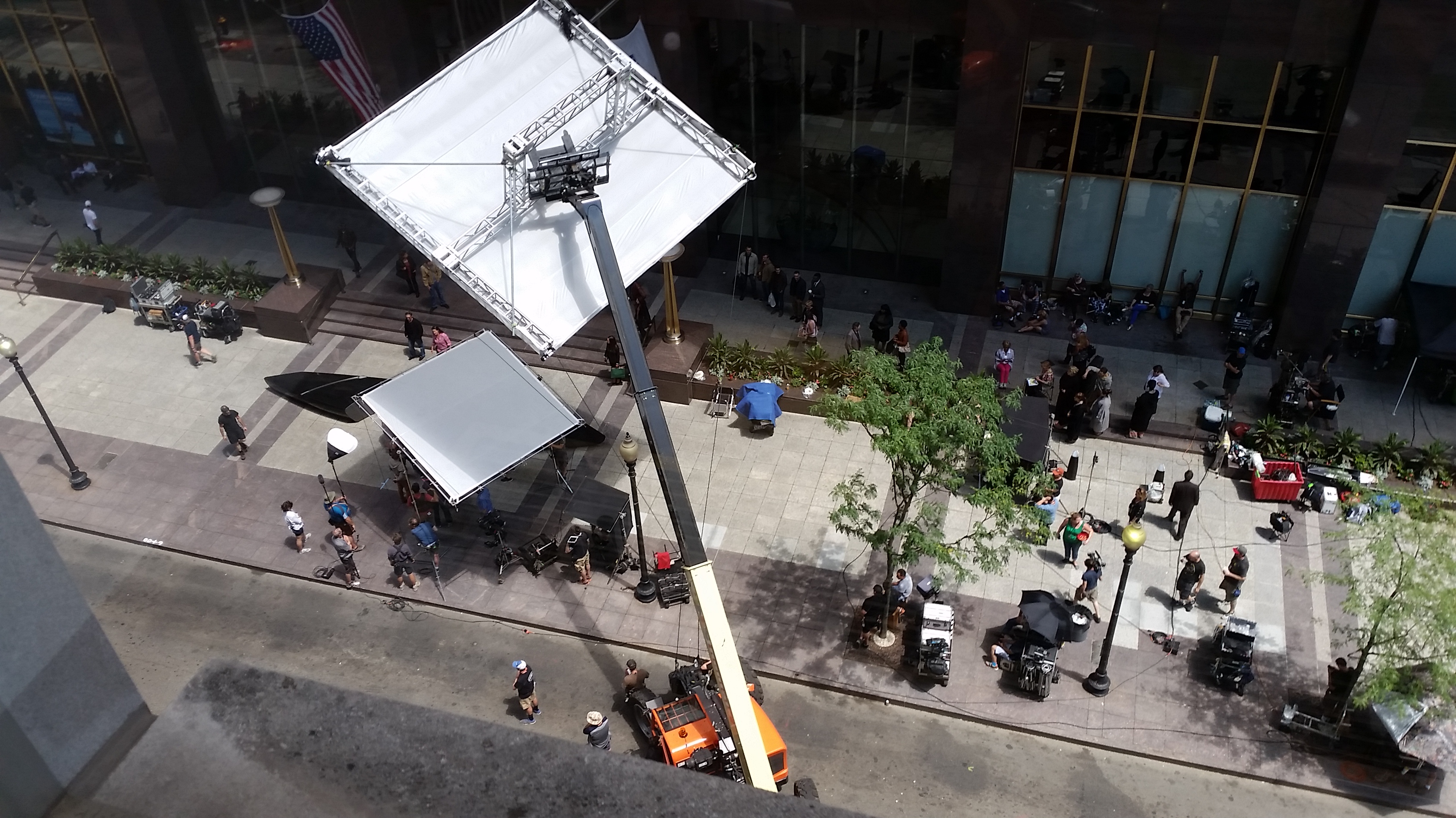 Film crews take over the streets of Boston for the filming of Ghostbusters 3